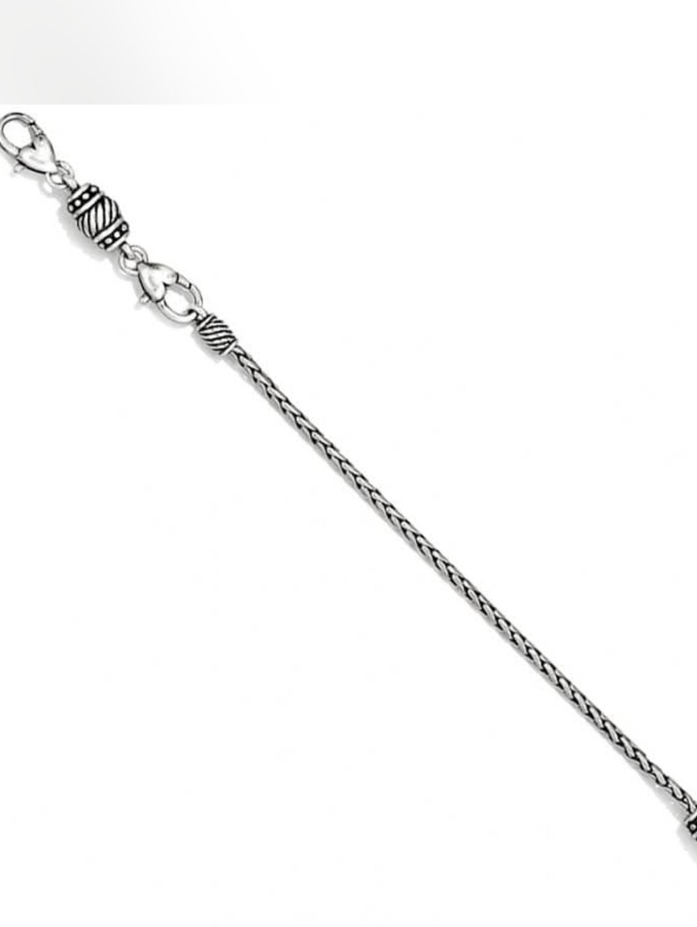 $48 Brighton "BARREL SLIDE" Add-A-Charm Bracelet! Great Starter Piece For Charms